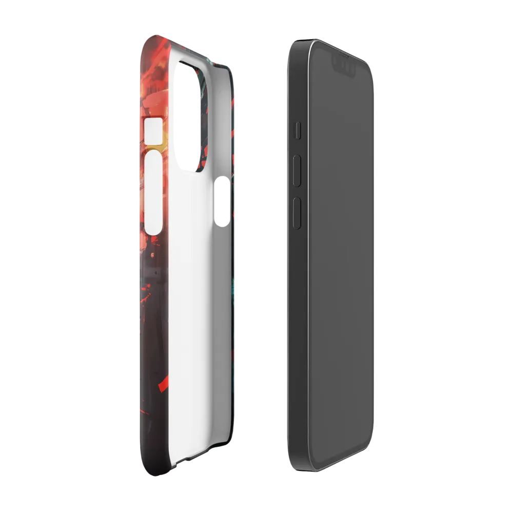 Fragmented Mind: The Silent Struggle | Phone Case |  13 Pro | Snap Case | Glossy