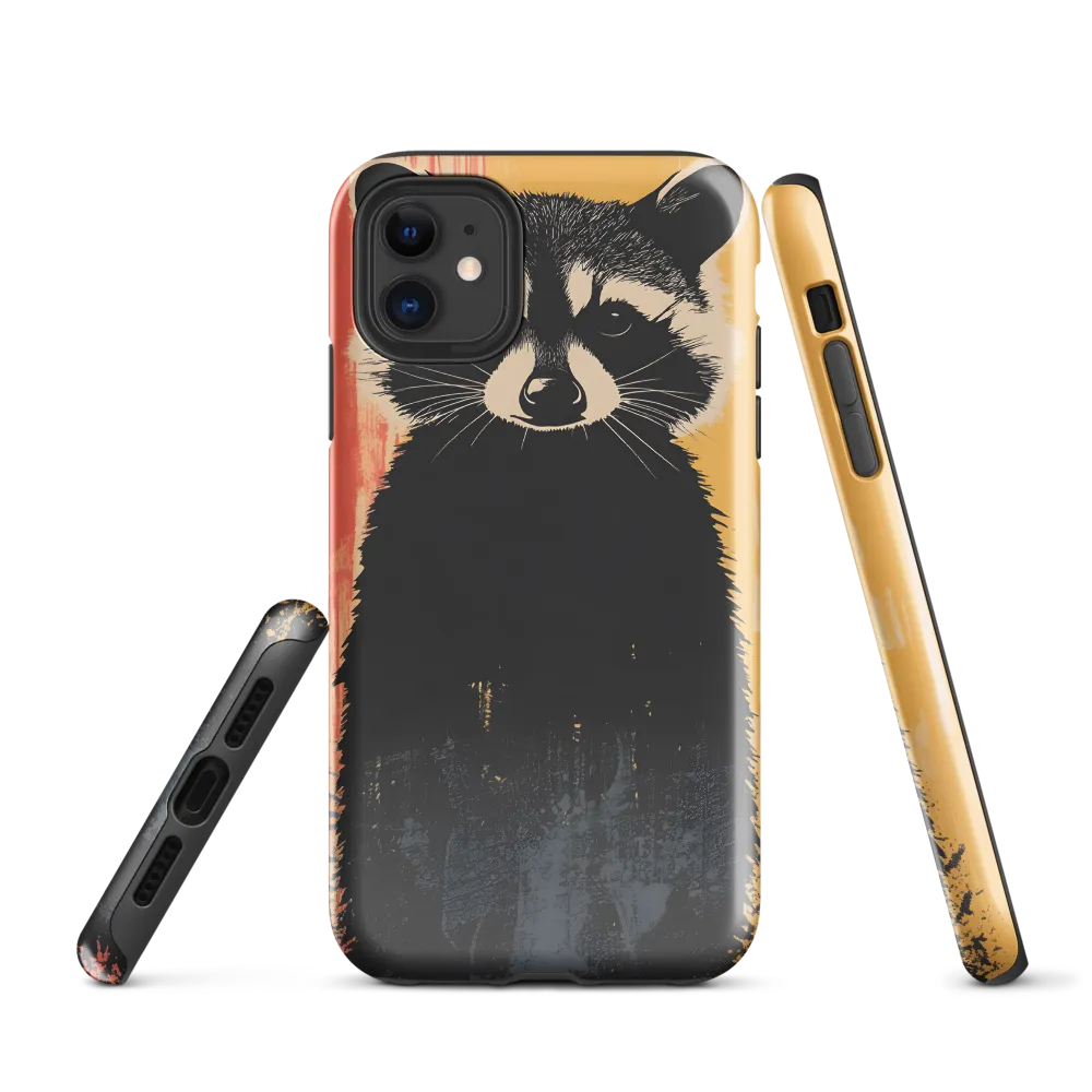 Whimsical Raccoon Portrait