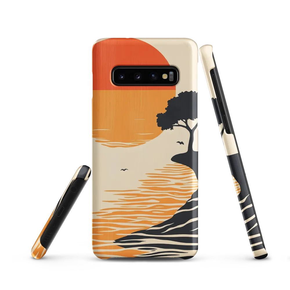 Serene Sunset | Phone Case |  S10 | Snap Case | Matte