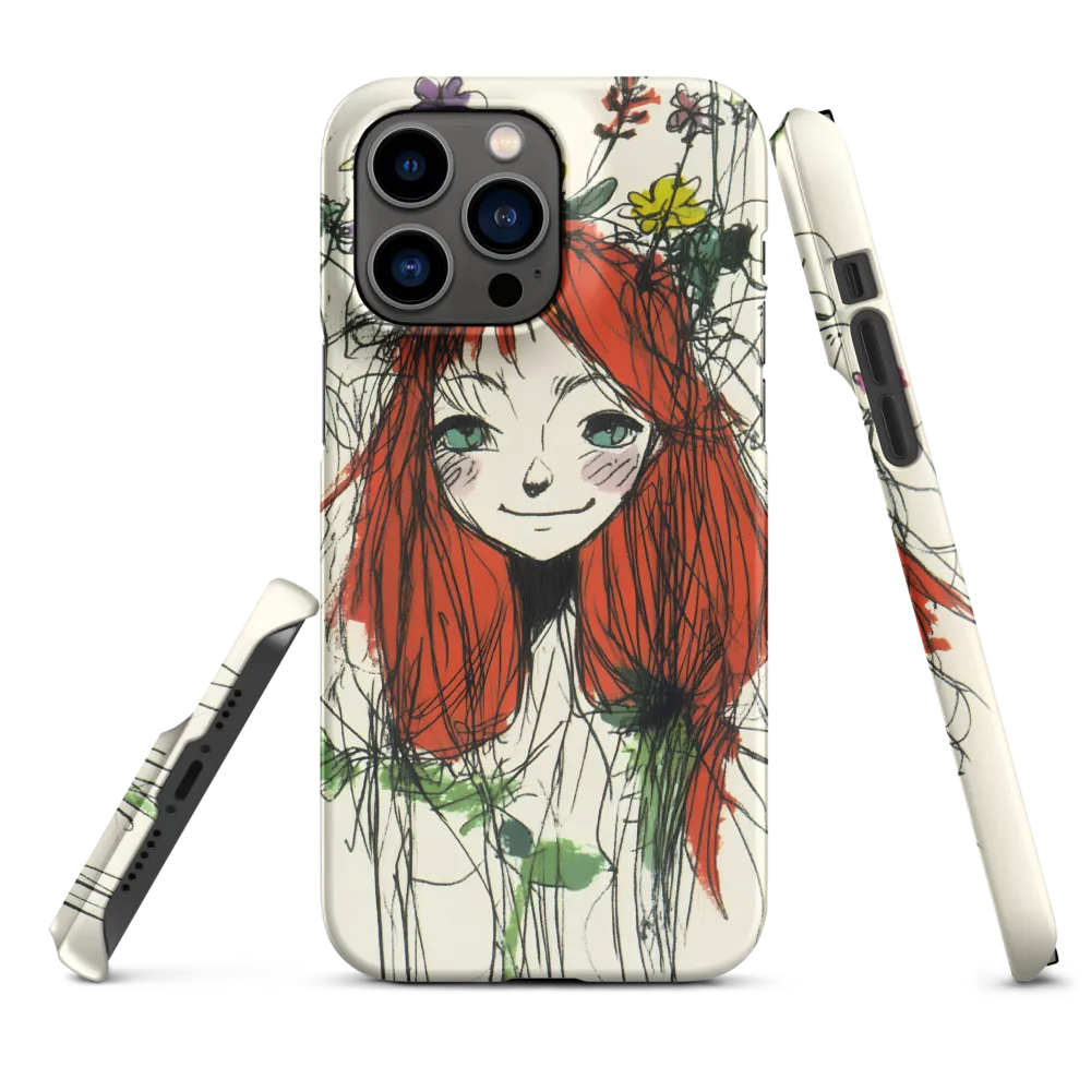 Whimsical Floral Portrait