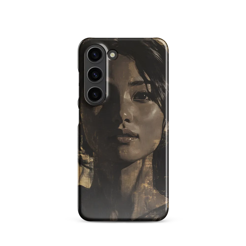 Golden Gaze: A Contemporary Portrait