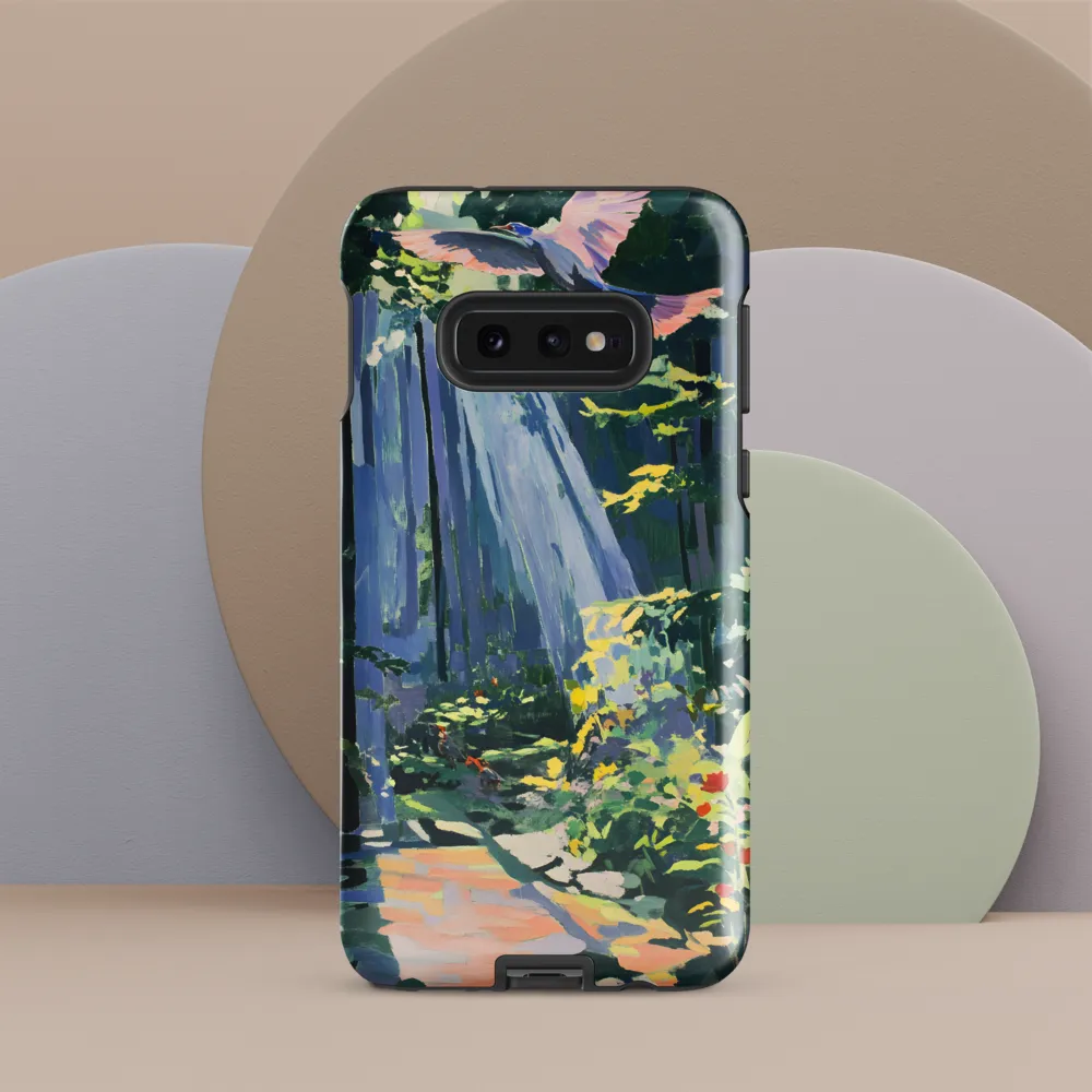 Flight of Light: A Serene Forest | Phone Case |  S10e | Tough Case | Glossy