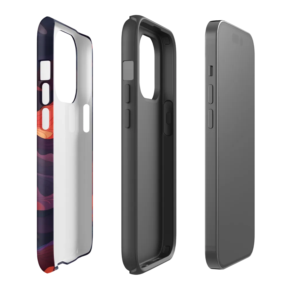 Ethereal Waves of Color | Phone Case |  14 Pro | Tough Case | Matte
