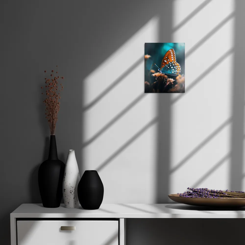 Whispers of Color: The Butterfly's Embrace