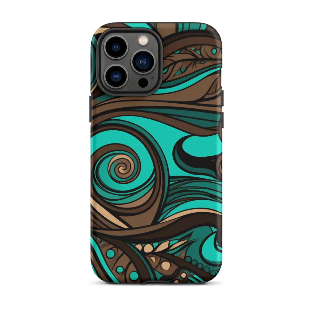 Fluctuating Currents | Phone Case |  13 Pro Max | Tough Case | Matte