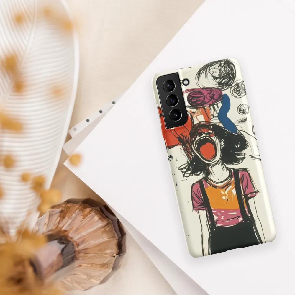 Echoes of Anguish | Phone Case |  S21 Plus | Snap Case | Matte