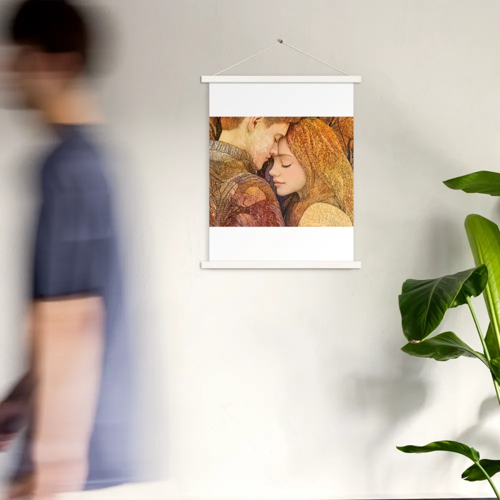 Embrace of Autumn | Poster With White Wood Hanger | 18″×24″