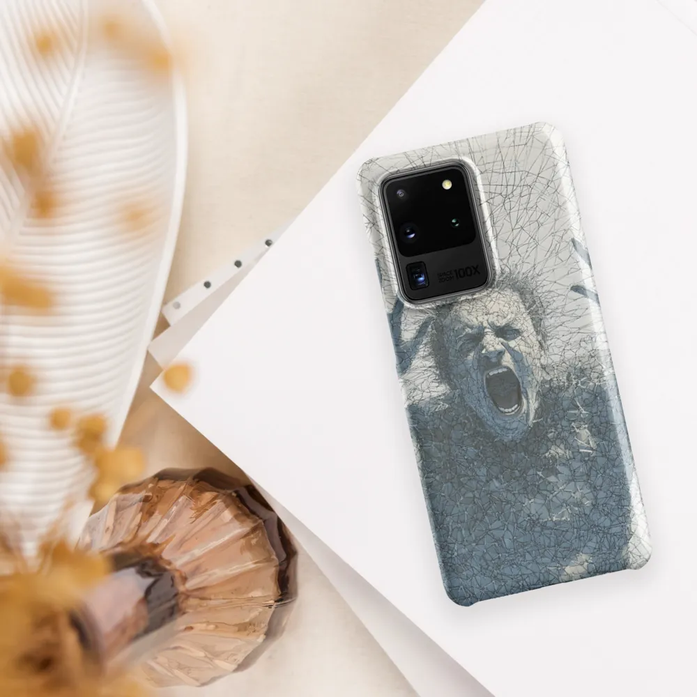 Breaking Free: An Expression of Anguish | Phone Case |  S20 Ultra | Snap Case | Matte