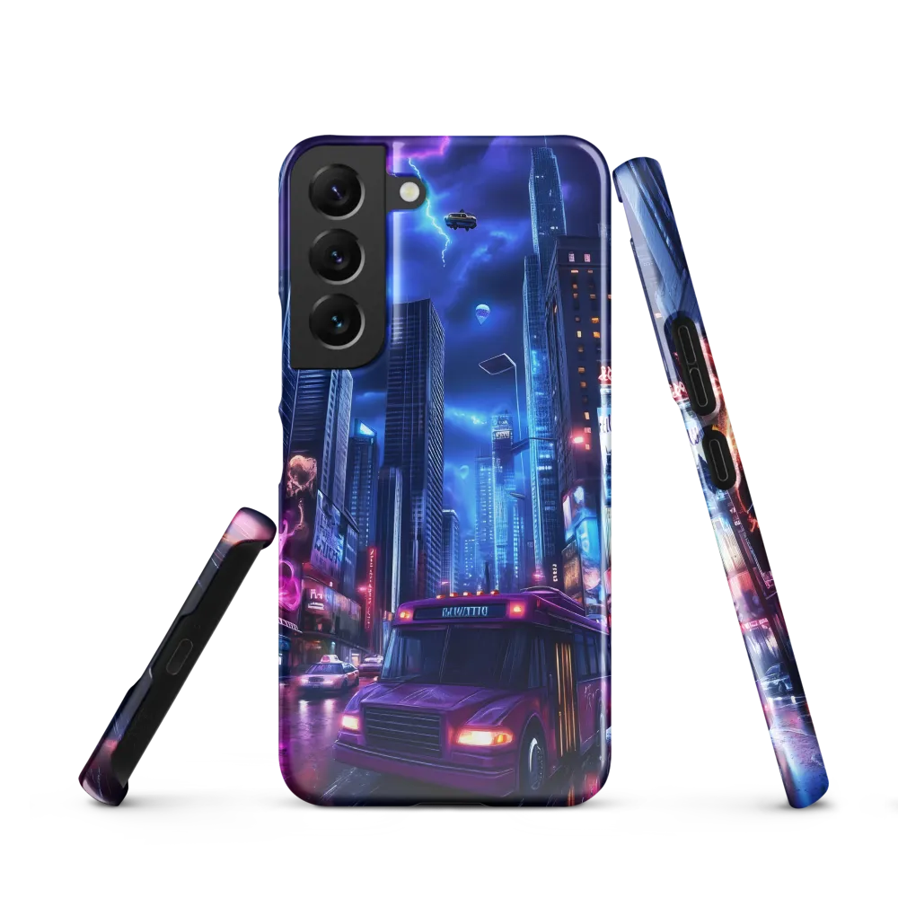 City of Neon Dreams | Phone Case |  S22 | Snap Case | Glossy