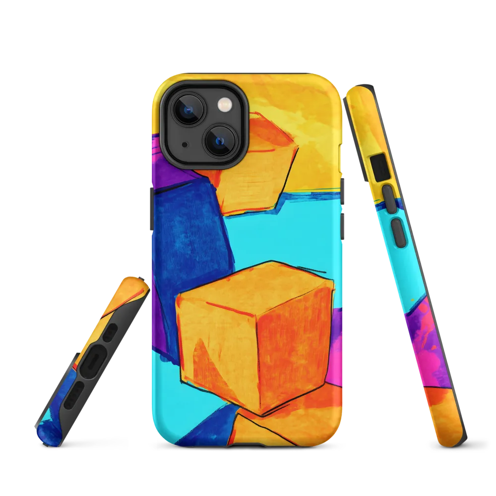 Playful Cubes in Vibrant Harmony