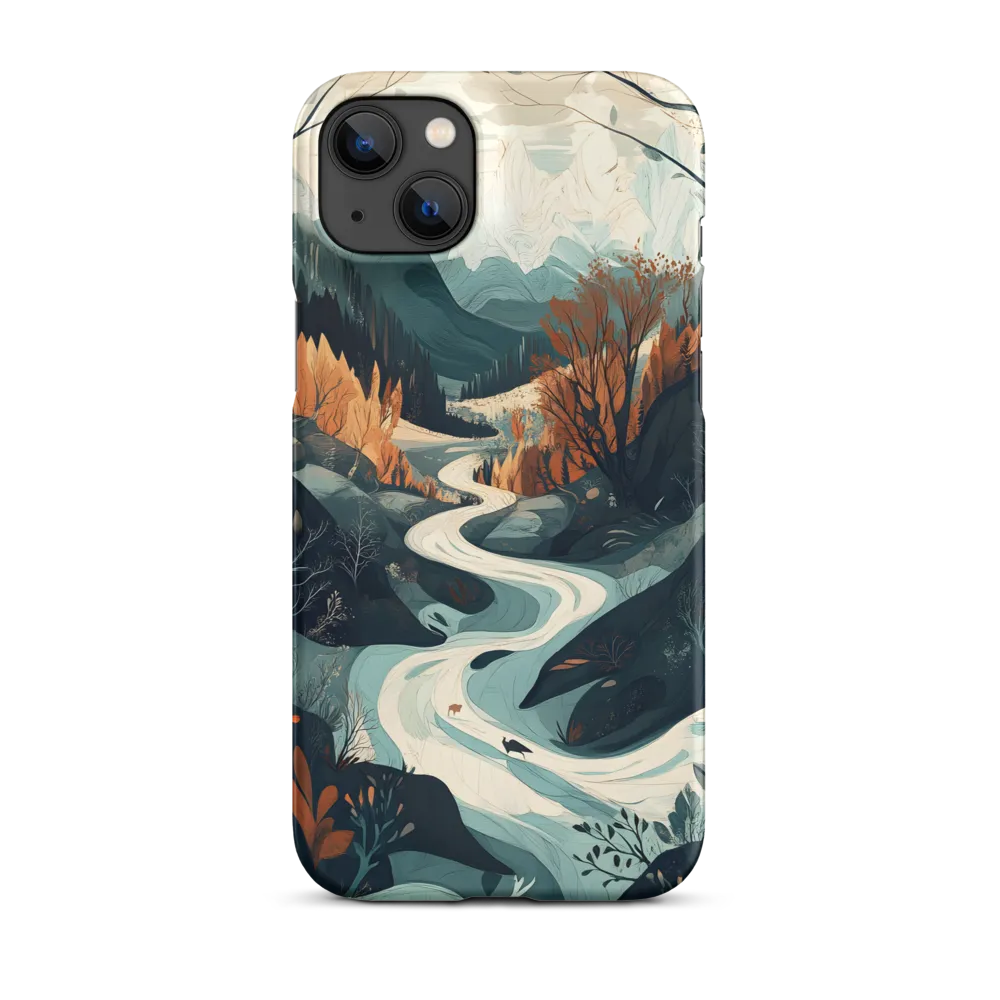 Winding Serenity: A Digital Landscape