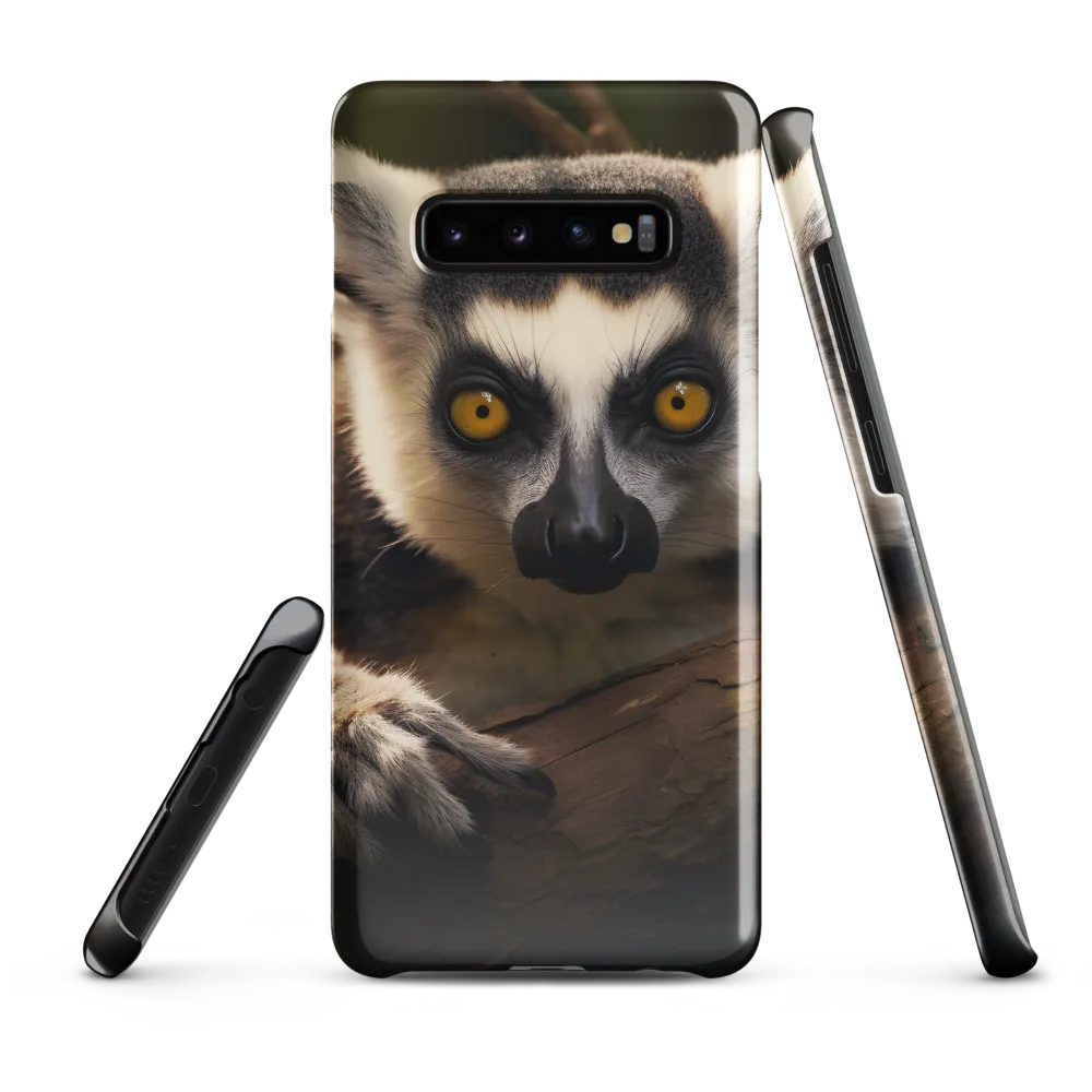 The Watchful Lemur | Phone Case |  S10 Plus | Snap Case | Glossy