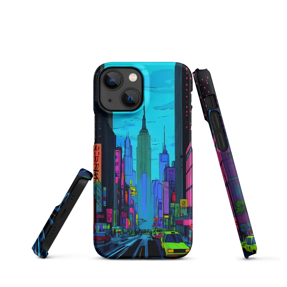 Neon Dreams of the City | Phone Case |  13 Mini | Snap Case | Matte