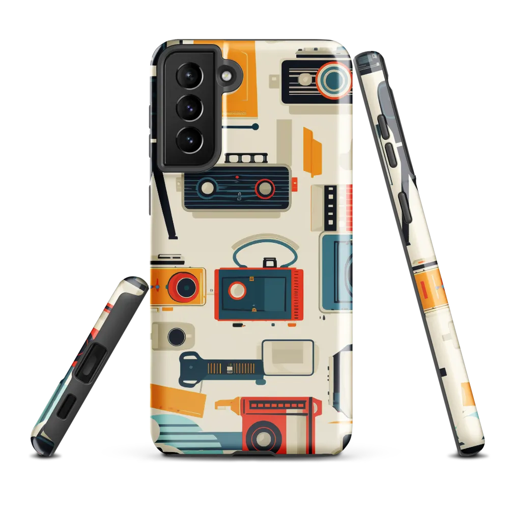 Retro Camera Collection: A Nostalgic Journey | Phone Case |  S21 Plus | Tough Case | Glossy