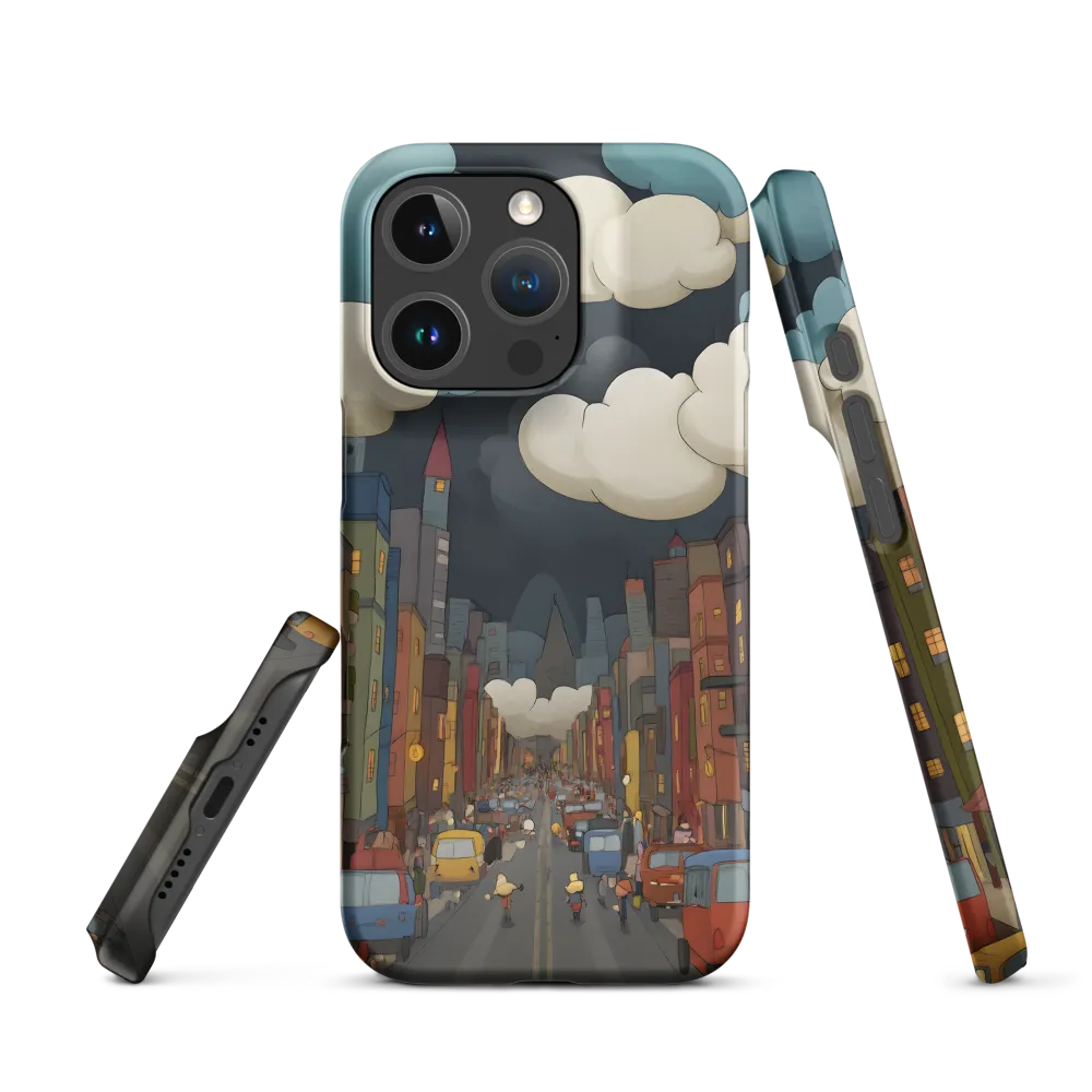 Urban Symphony: A City Awakens at Dusk | Phone Case |  16 Pro | Snap Case | Matte