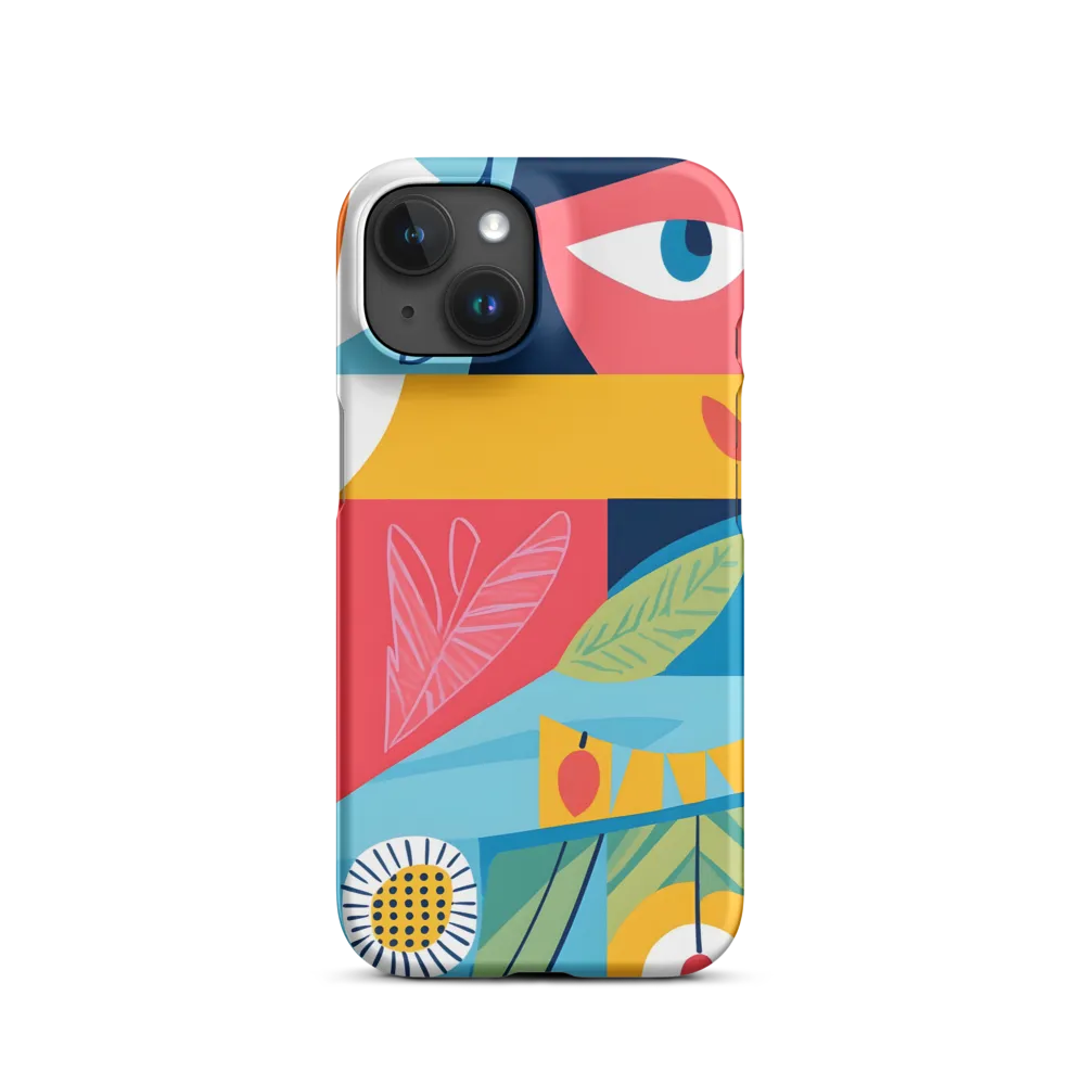 Vibrant Geometric Visage