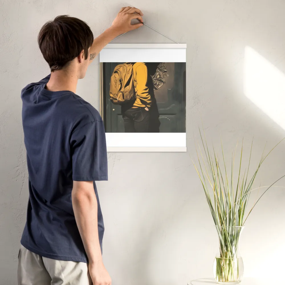 Silent Reflection | Poster With White Wood Hanger | 16″×20″