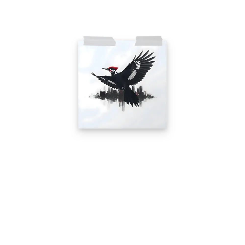 Urban Woodpecker 
 Poster | 10″x 10″