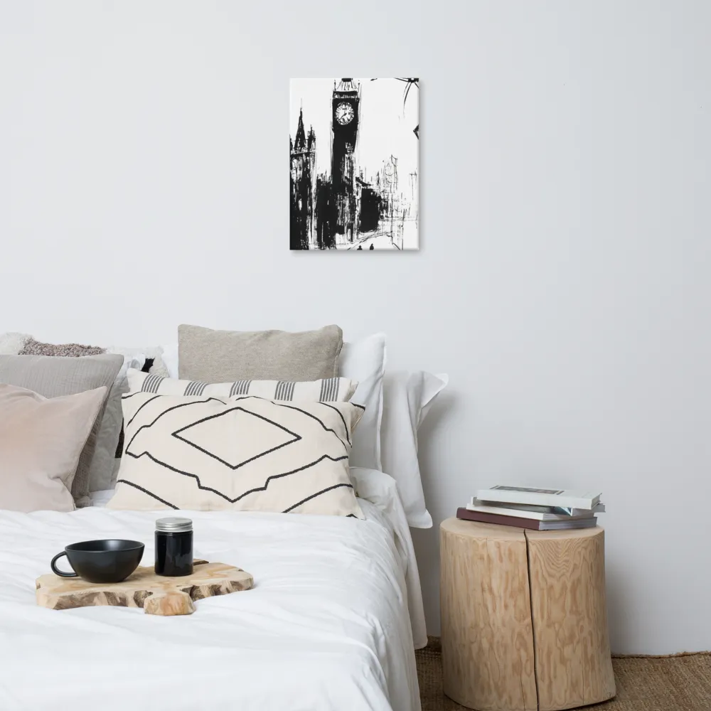 Clock Tower in Motion | Canvas | 18″×24″