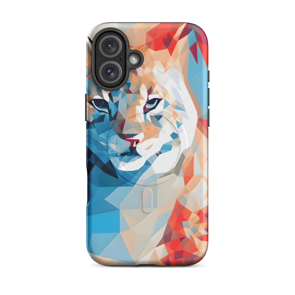 Facets of Feline Wonder | Phone Case |  16 Plus | MagSafe® Tough Case | Matte