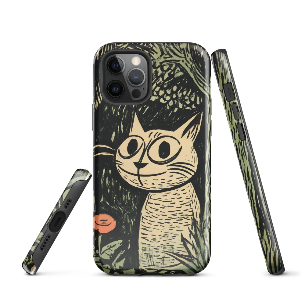 Whimsical Cat in the Forest