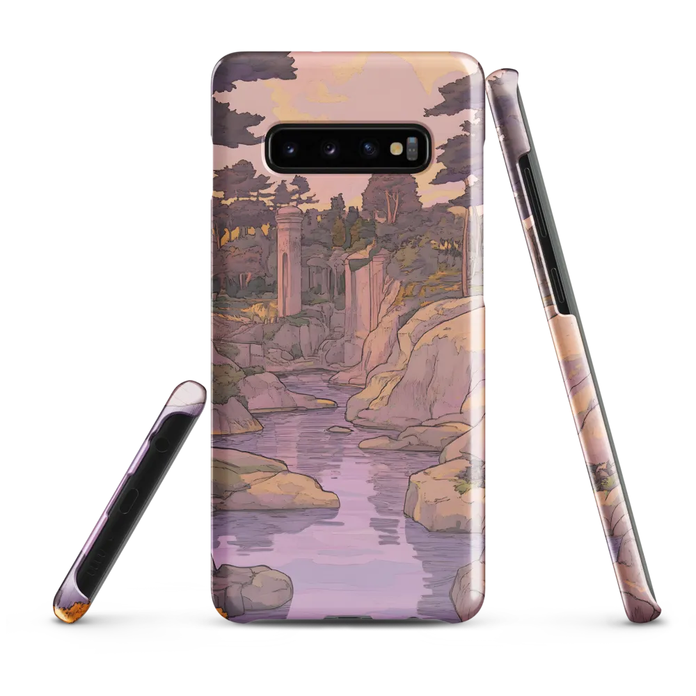 Tranquil Reverie: A Serene Landscape | Phone Case |  S10 Plus | Snap Case | Glossy