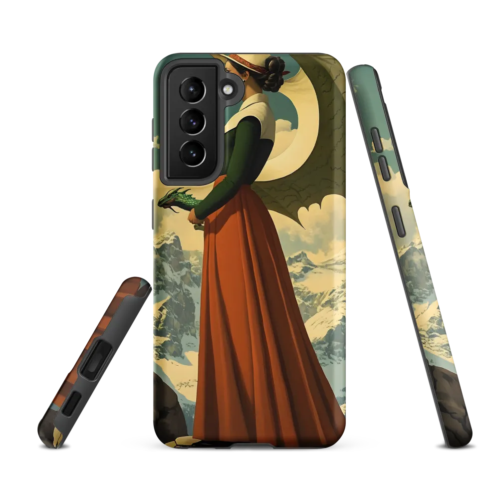 Mystic Harmony: The Dragon Keeper | Phone Case |  S21 FE | Tough Case | Matte