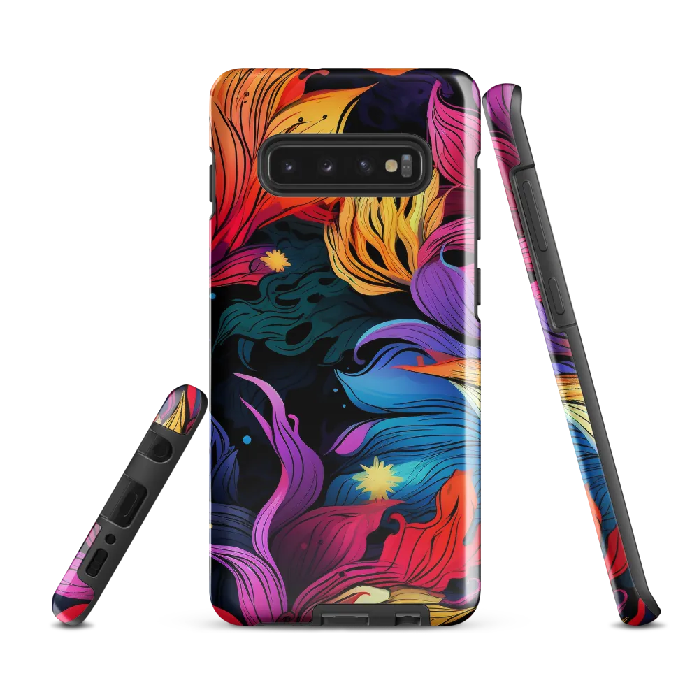 Floral Symphony | Phone Case |  S10 Plus | Tough Case | Glossy