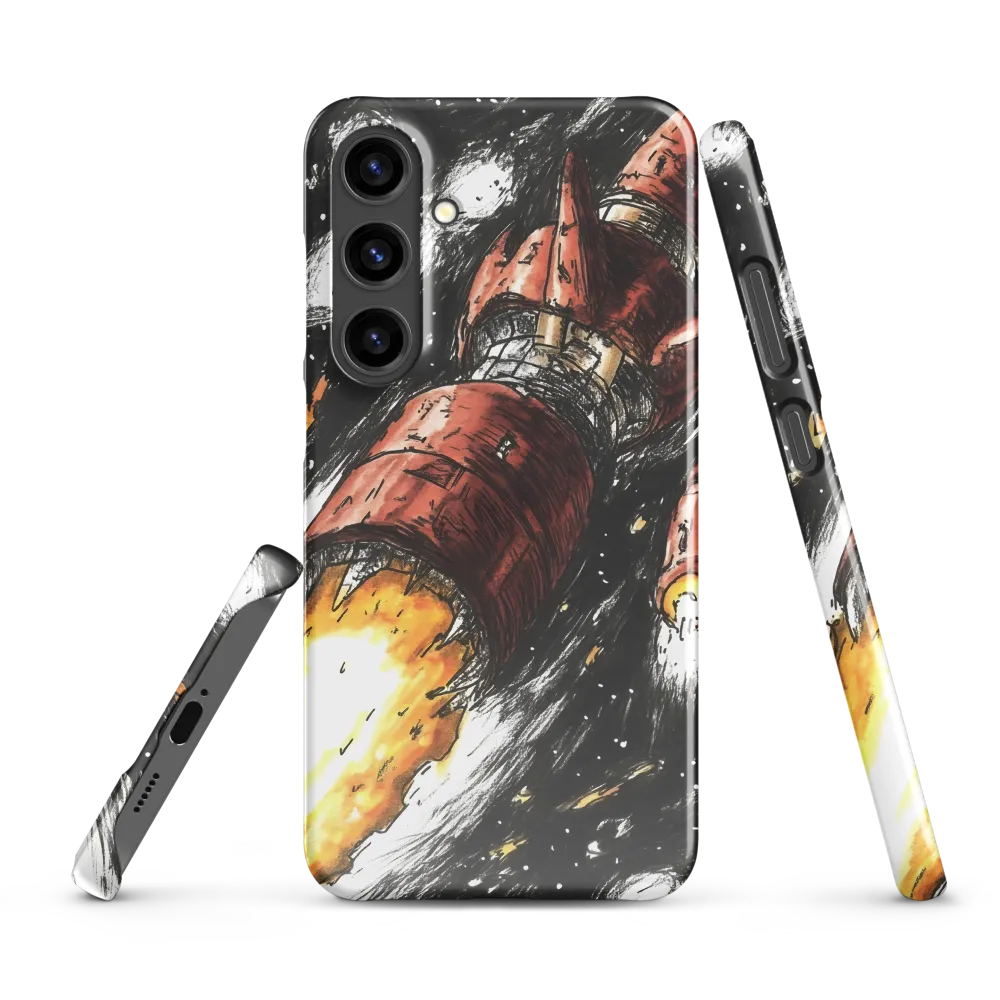 Ignition in the Abyss | Phone Case |  S24 Plus | Snap Case | Glossy