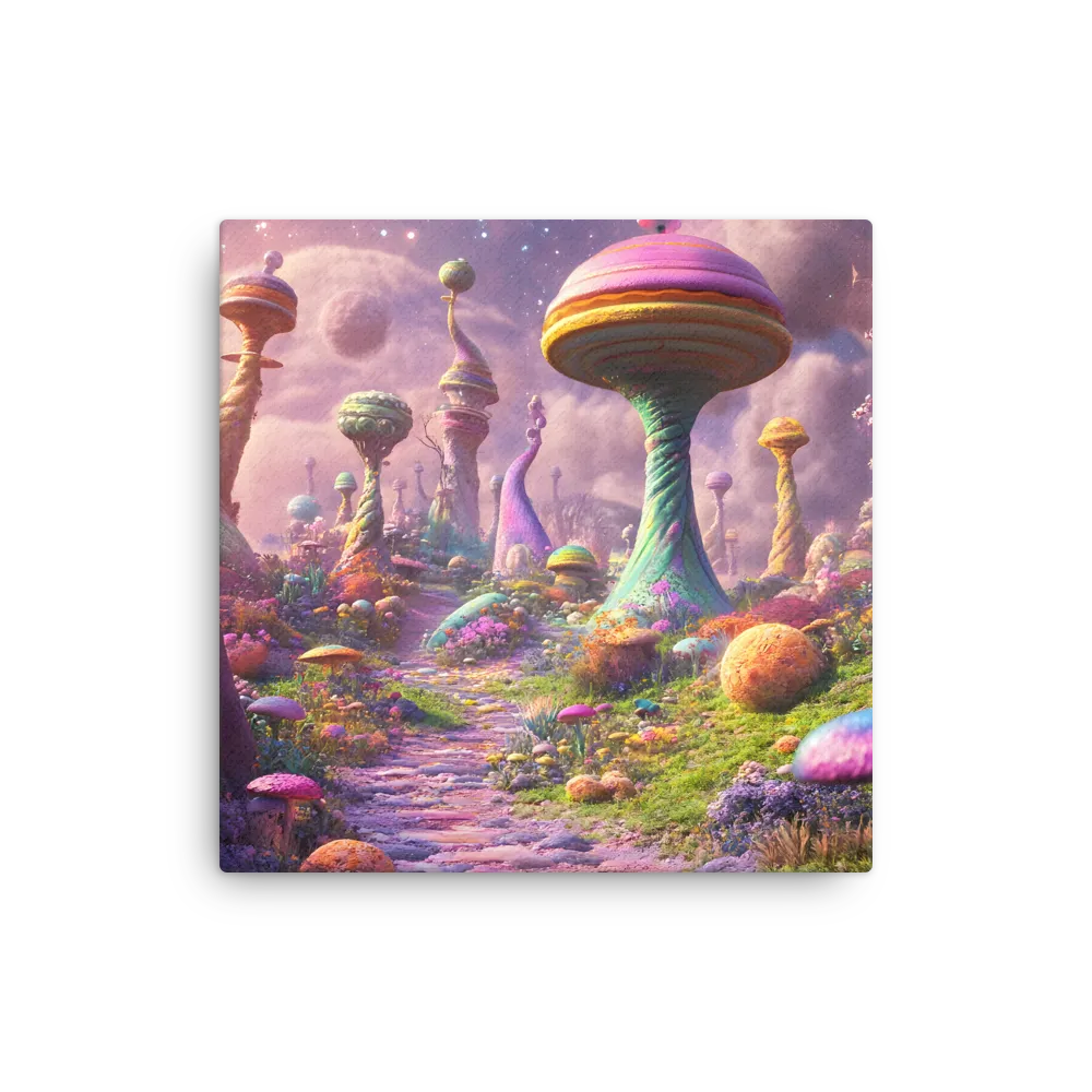 Whimsical Worlds: A Journey Through Fantasy | Thin Canvas | 12″×12″