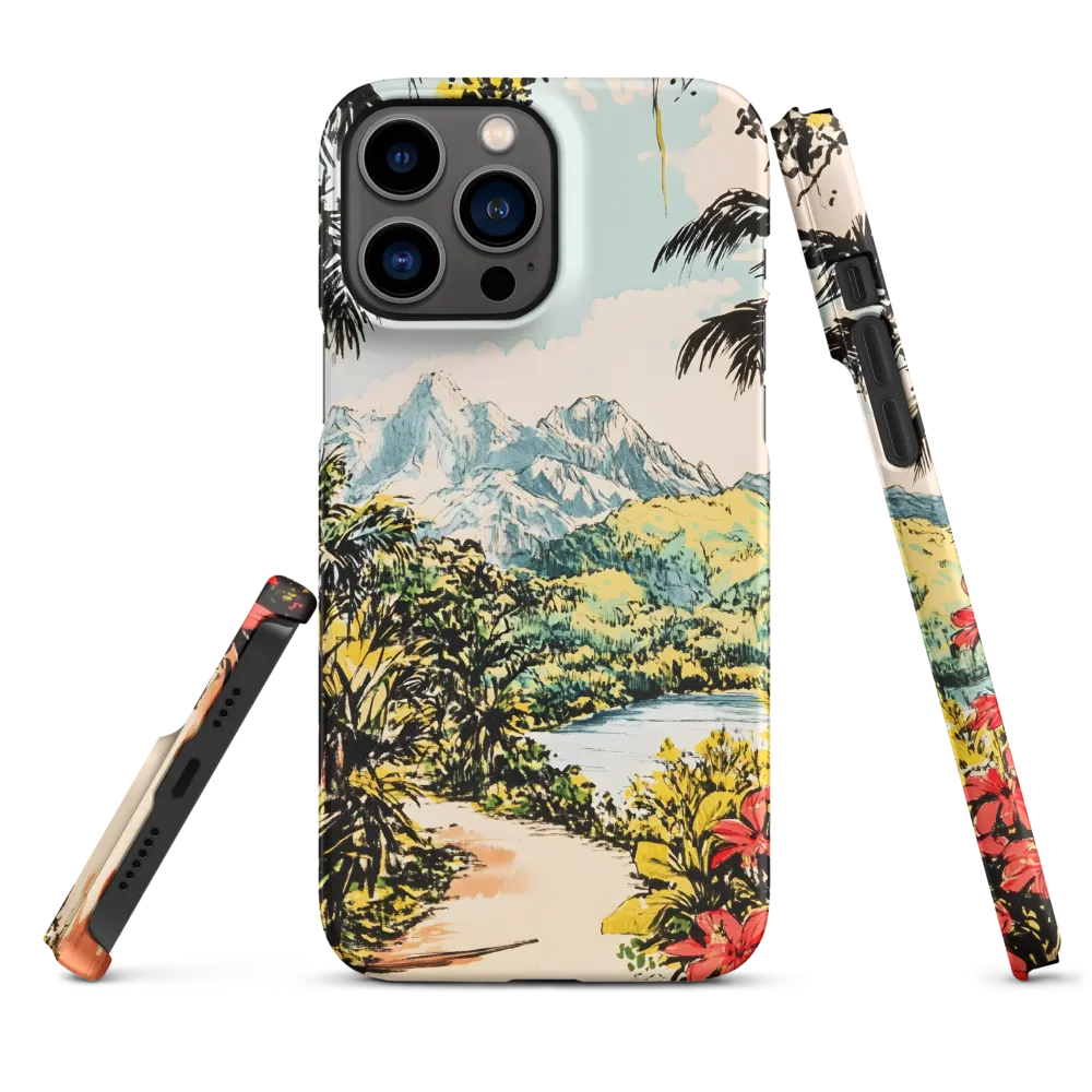 Tropical Serenity | Phone Case |  13 Pro Max | Snap Case | Matte