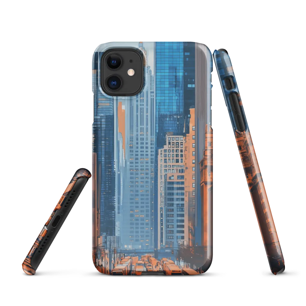 Urban Symphony in Blue and Orange