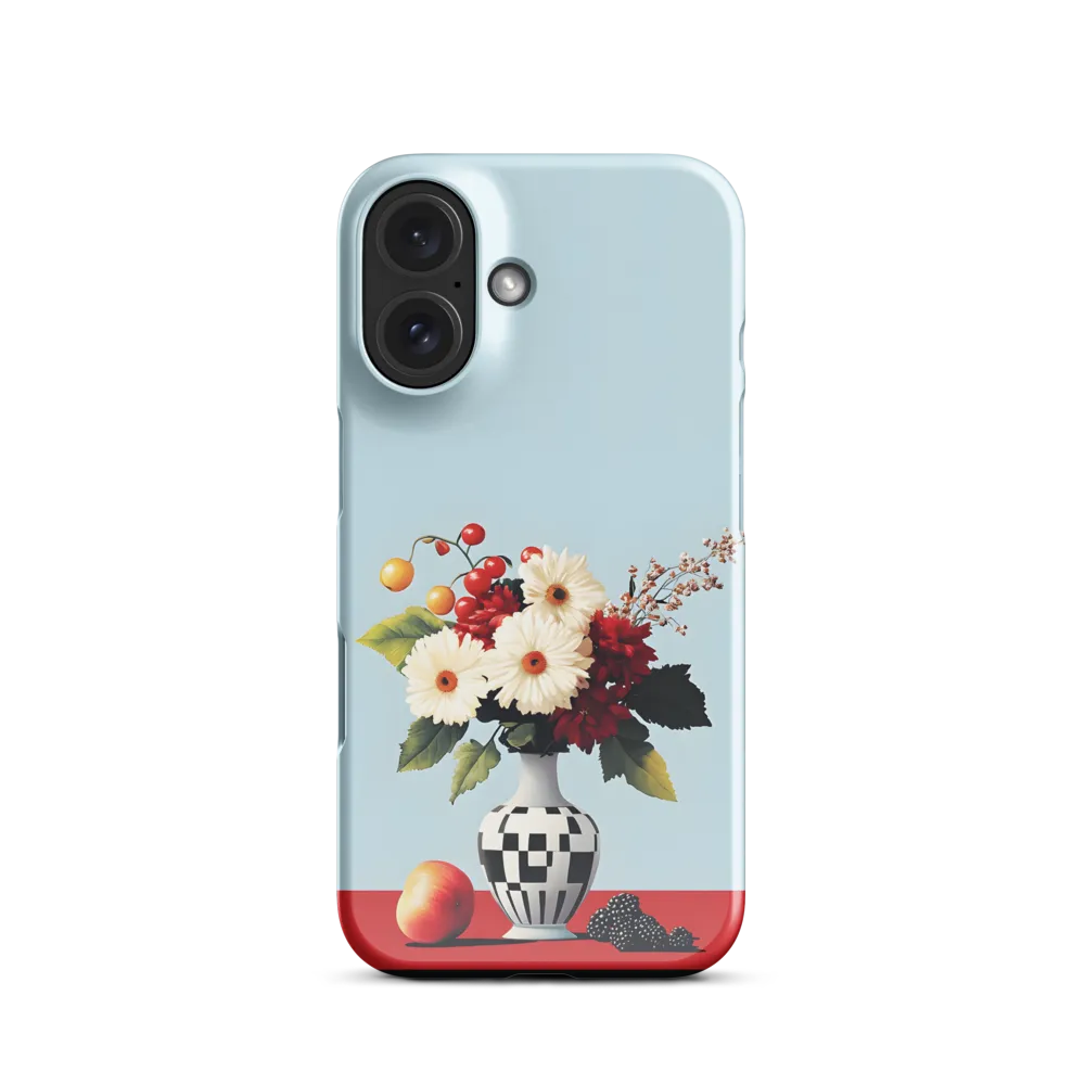 Floral Symphony: A Modern Still Life | Phone Case |  16 | Snap Case | Glossy