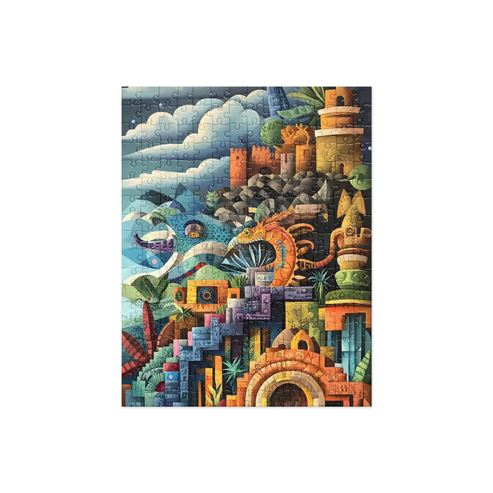 Embrace of the Mythical Landscape | Jigsaw Puzzle | 252/520 pieces