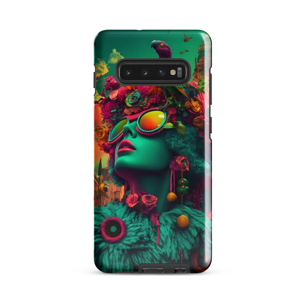 Whimsical Flora | Phone Case |  S10 Plus | Tough Case | Glossy