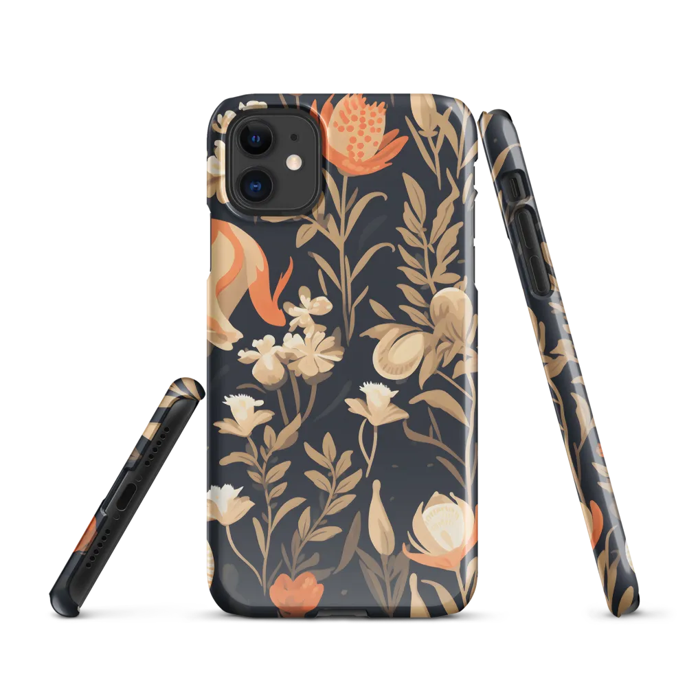 Floral Harmony: A Dance in the Dark