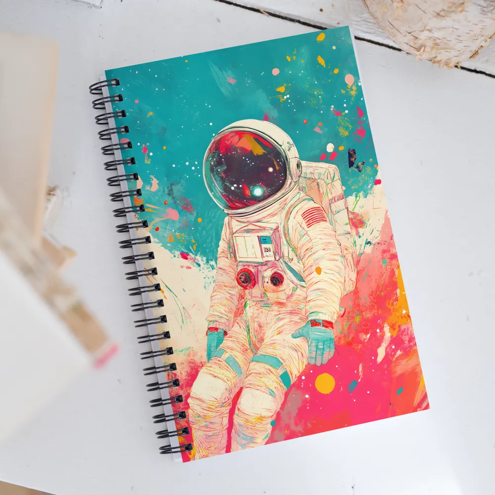 Cosmic Explorer: An Astronaut's Journey | Spiral Notebook