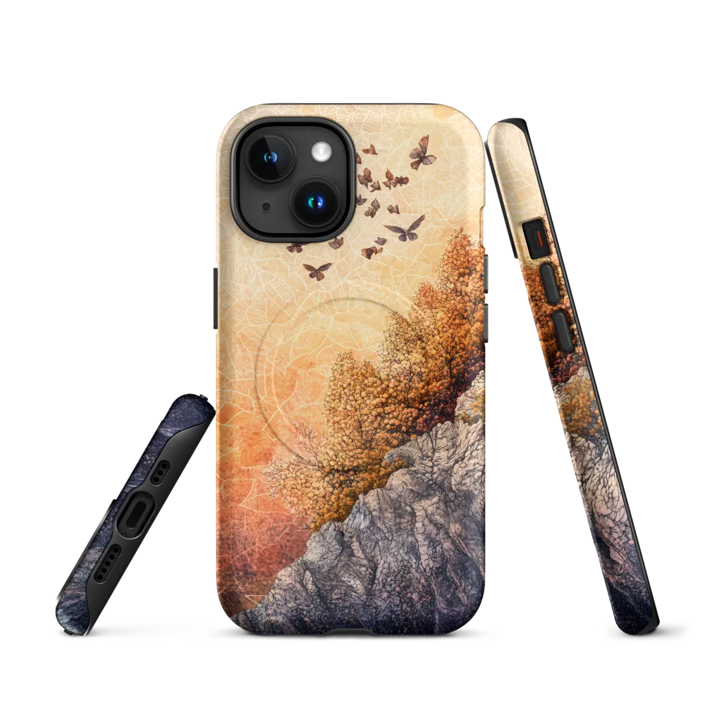 Fluttering Dreams of Serenity | Phone Case |  15 | MagSafe® Tough Case | Matte