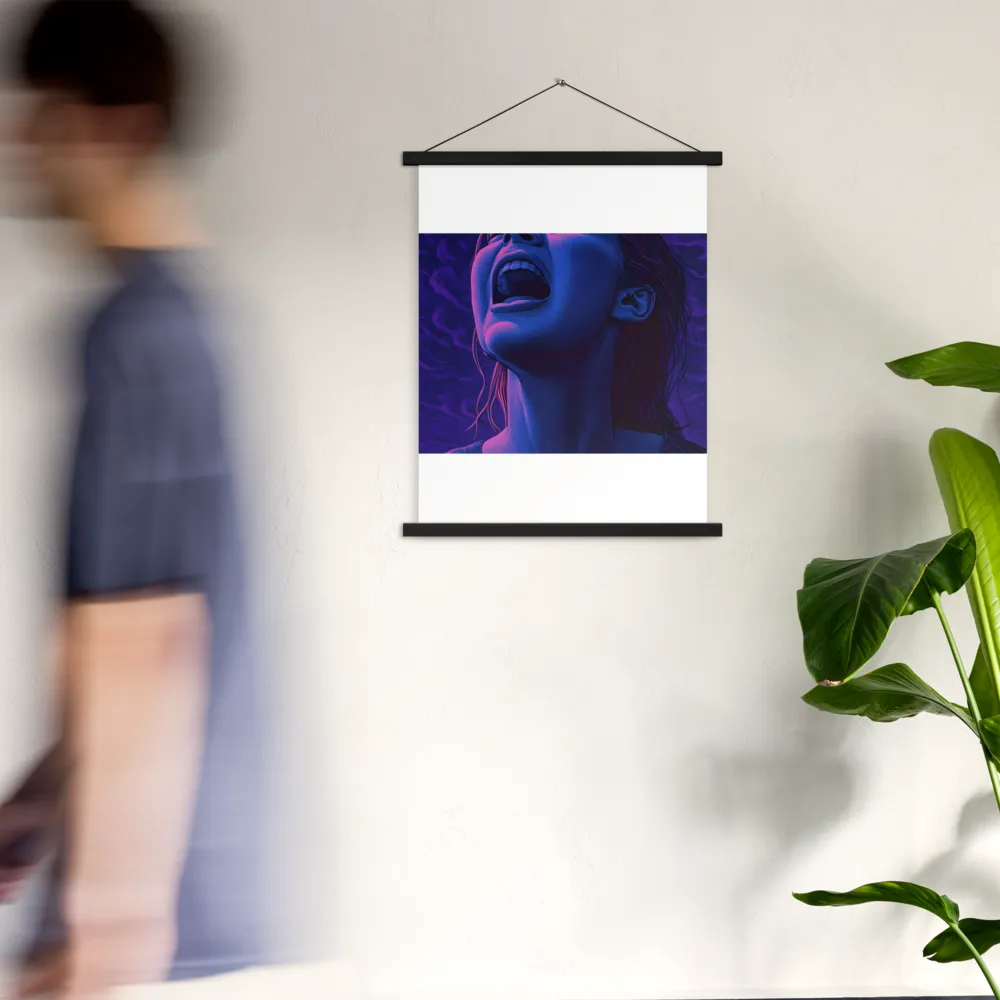 Echoes of Anguish | Poster With Black Wood Hanger | 18″×24″
