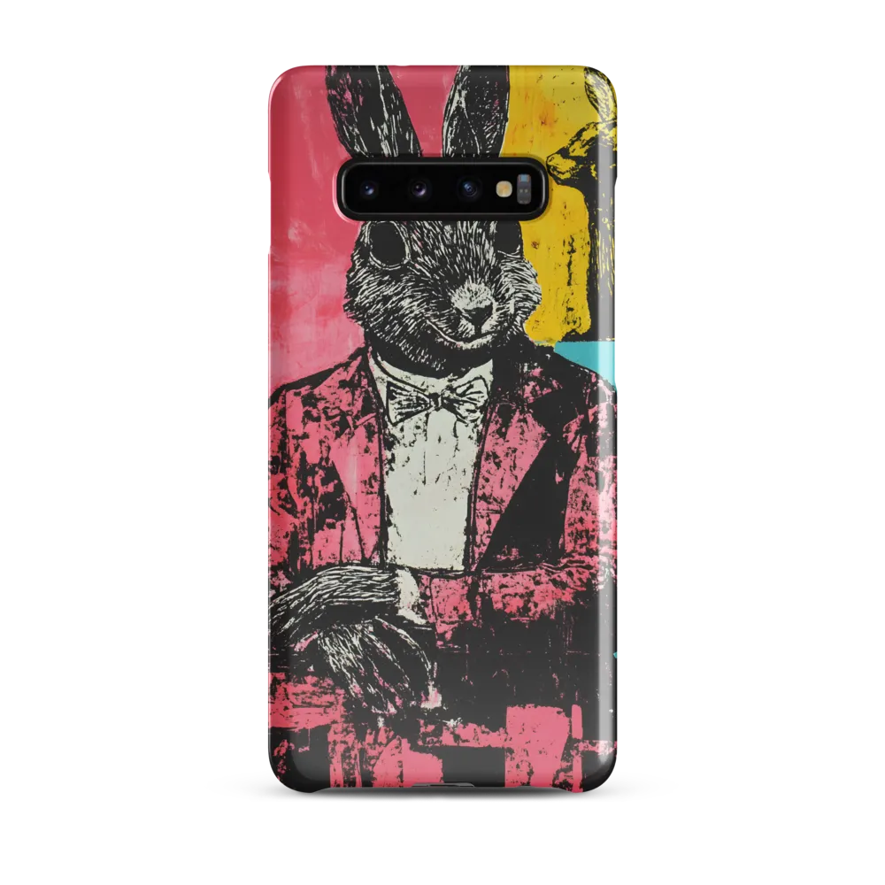 The Dapper Rabbit | Phone Case |  S10 Plus | Snap Case | Glossy