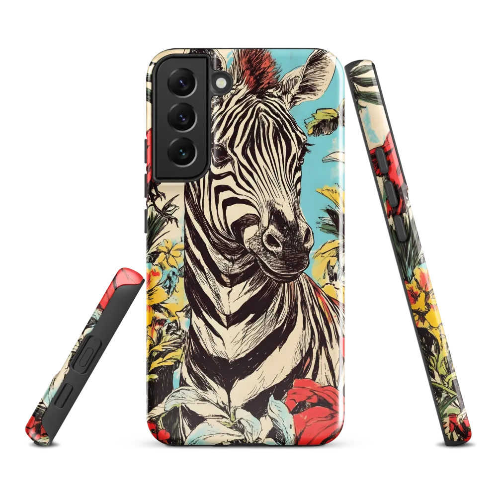 Zebra in Tropical Reverie