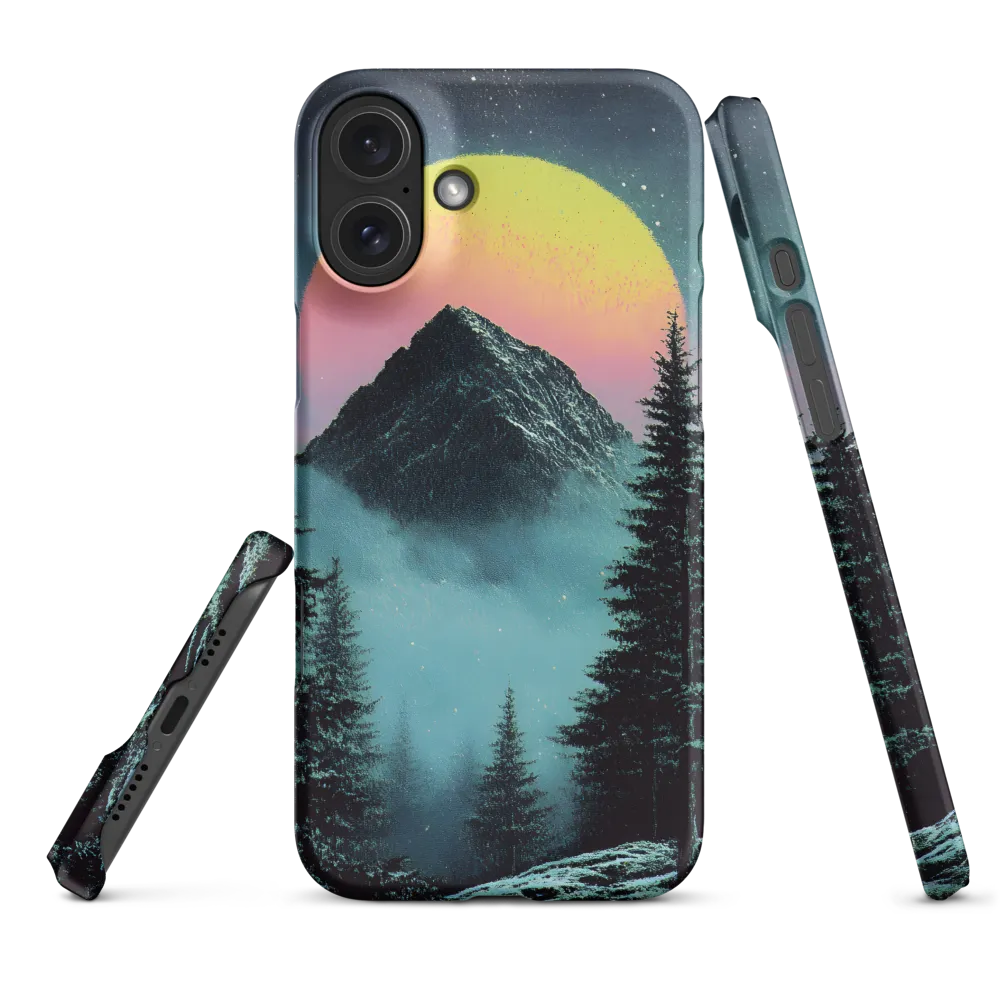 Ethereal Peaks Under Celestial Lights