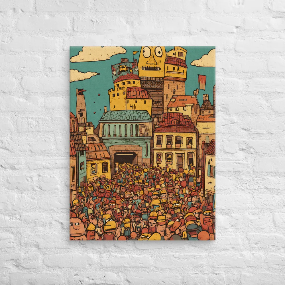 The Quirky City Gathering | Canvas | 24″×32″
