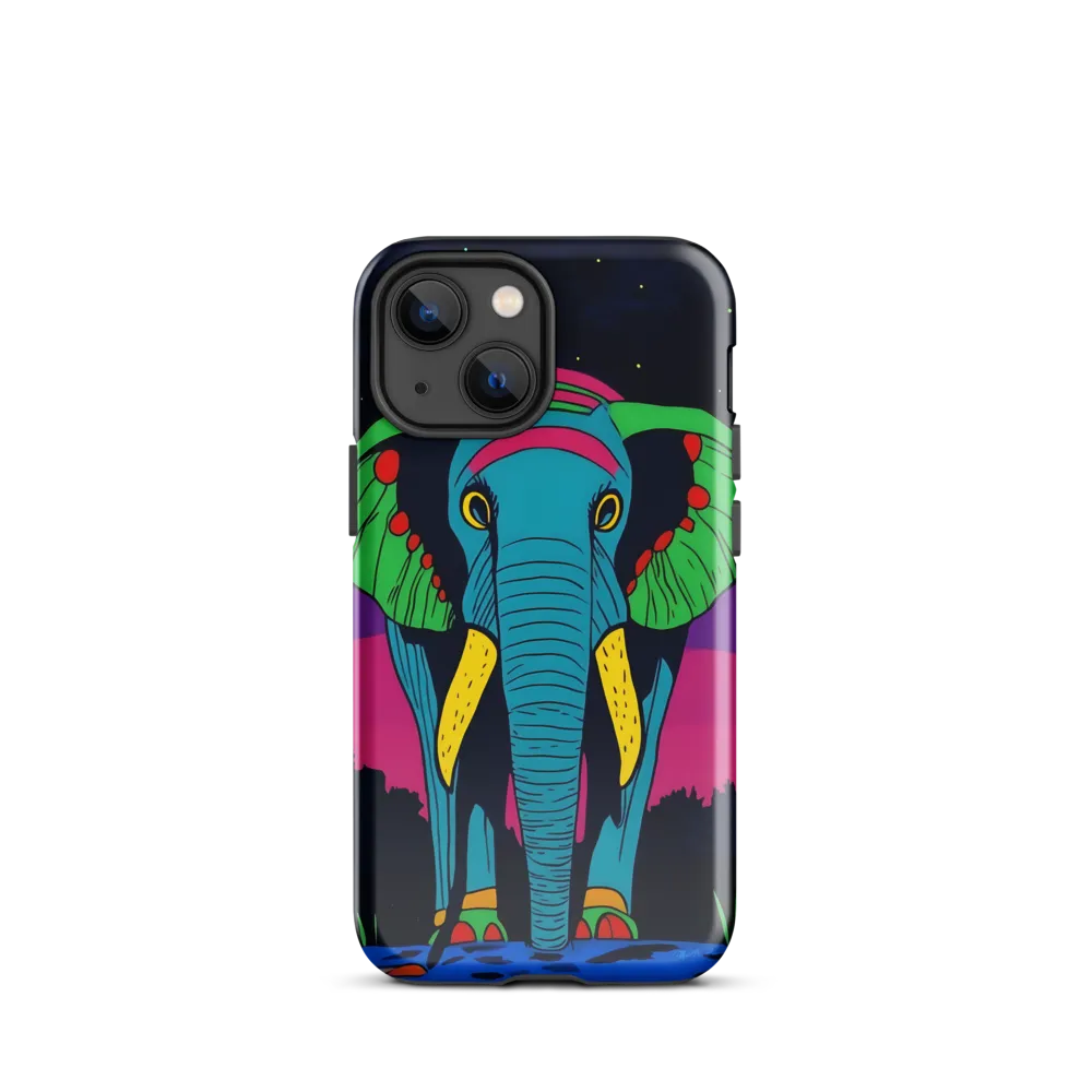Whimsical Majesty: The Vibrant Elephant