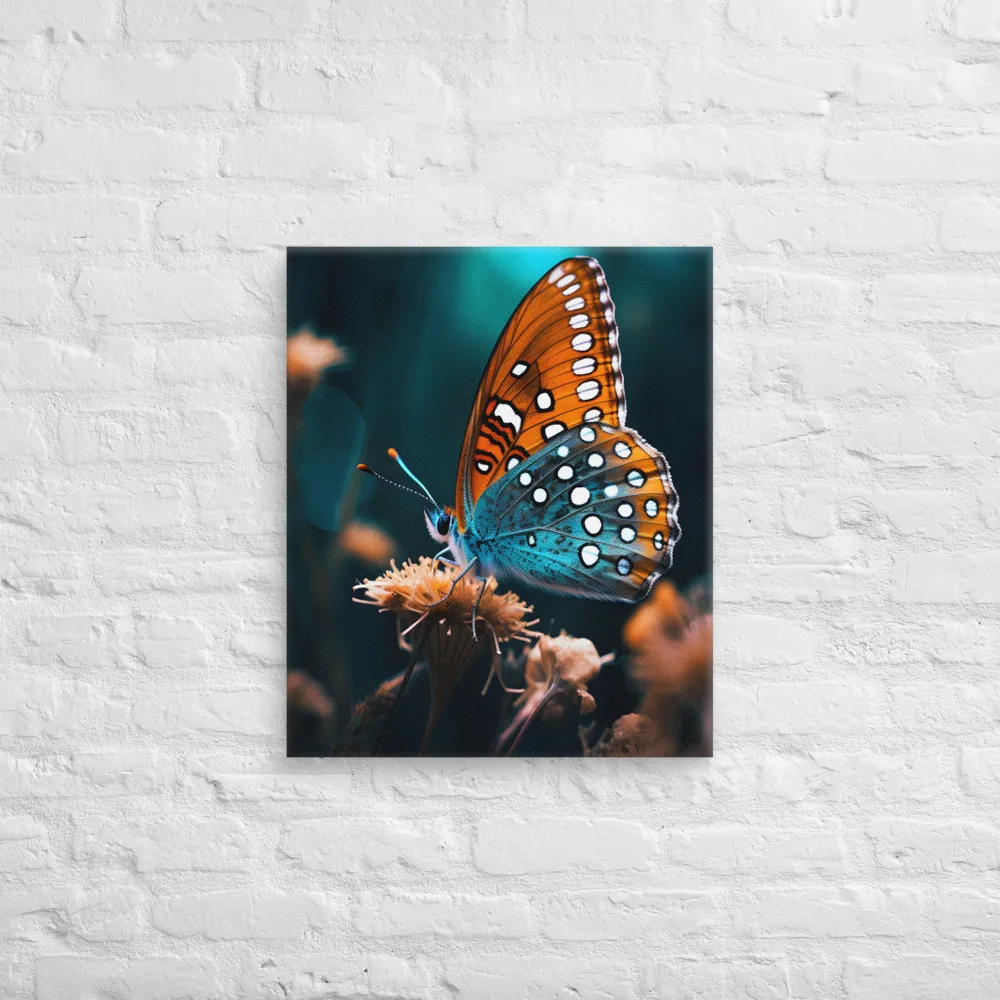Whispers of Color: The Butterfly's Embrace