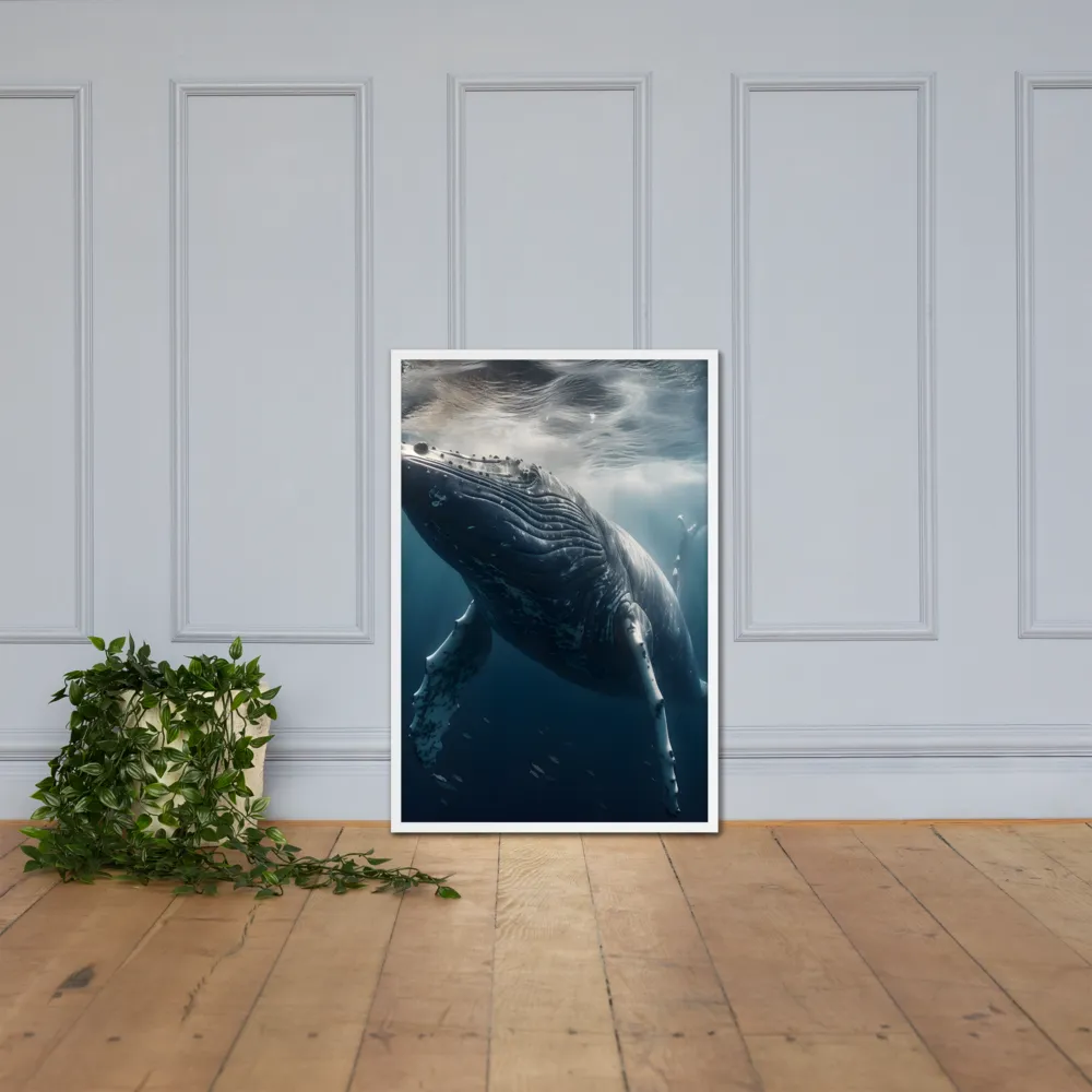 Graced by the Depths | Poster with White Frame | 24″×36″