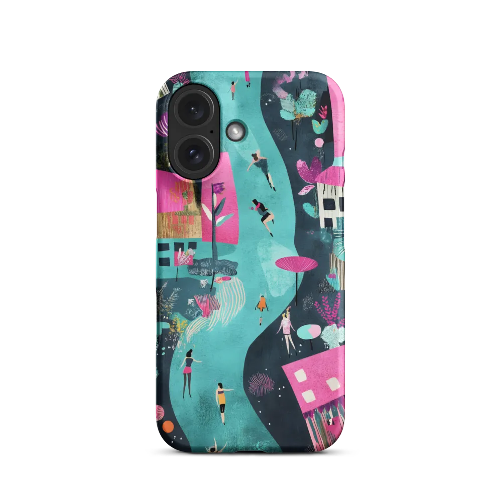 Whimsical Journey Through a Vibrant Landscape | Phone Case |  16 | Snap Case | Matte