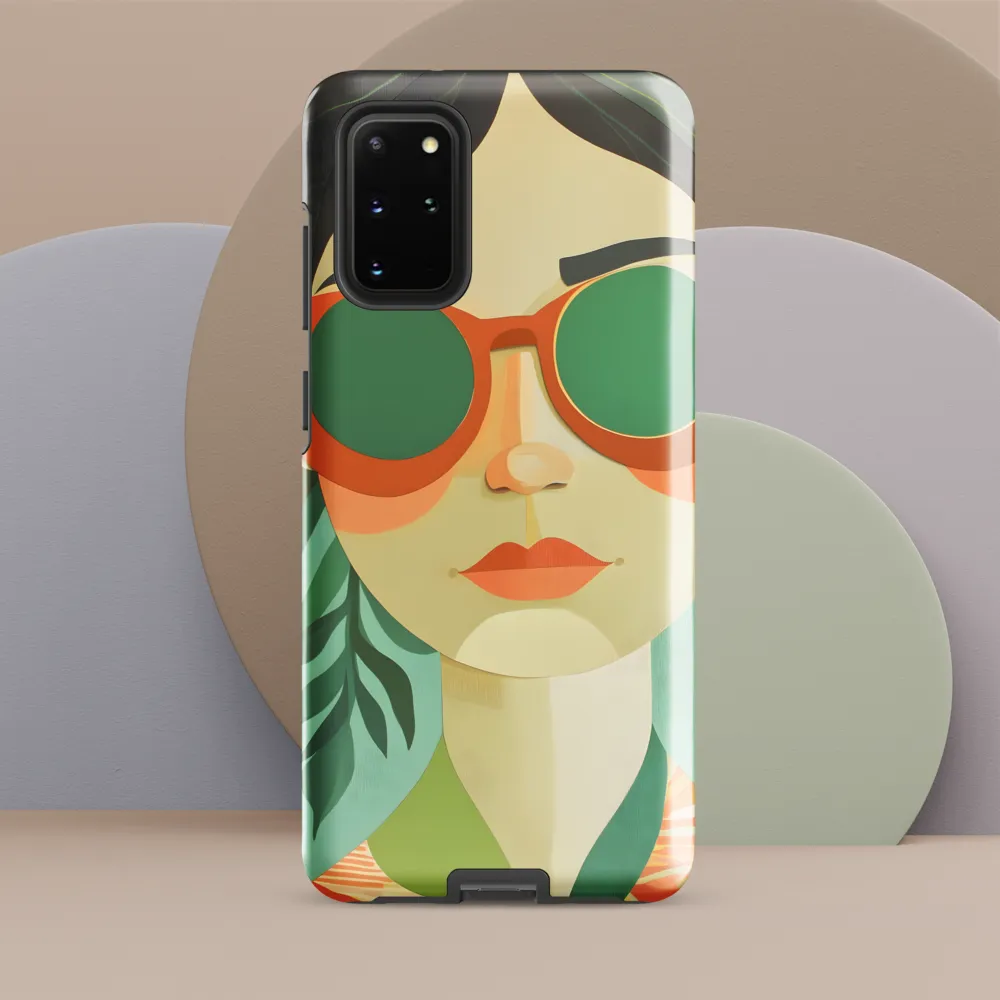Bold Serenity: A Modern Portrait