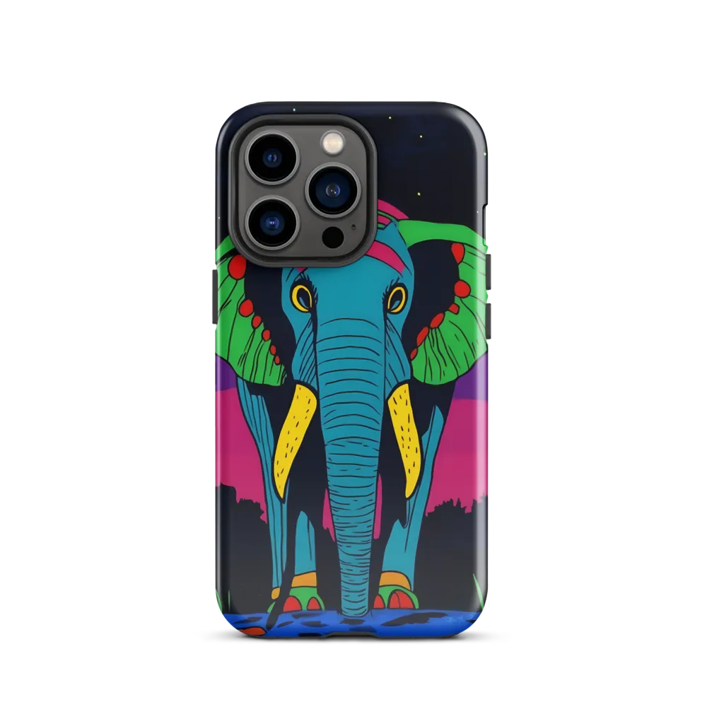 Whimsical Majesty: The Vibrant Elephant