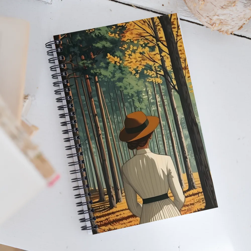 Whispers of Autumn | Spiral Notebook